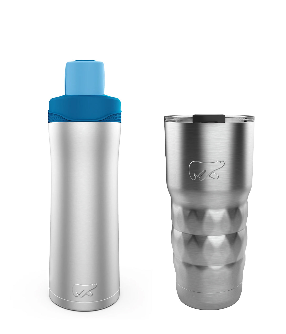Chilled Hydration Combo (Java Coffee Mug 600 ML Steel + Minsk Insulated Bottle 550 ML - Steel)