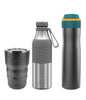 Travel Easy Combo (Java Coffee Mug 360ml + Burell Insulated Bottle 600 ML + Oslo Insulated Bottle 750 ML) - Space Grey